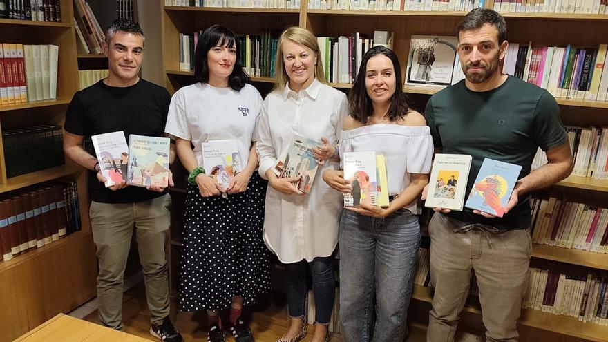 La biblioteca de Salceda colecciona todos los libros ilustrados por Lara Lars