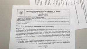 Examen de Física de la PAU 2025 de Madrid