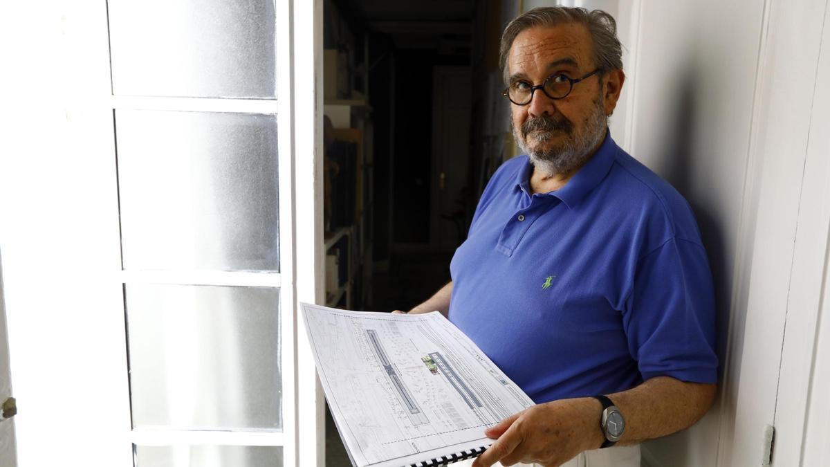 El arquitecto zaragozano José Manuel Pérez Latorre, durante una entrevista concedida a EL PERIÓDICO DE ARAGÓN