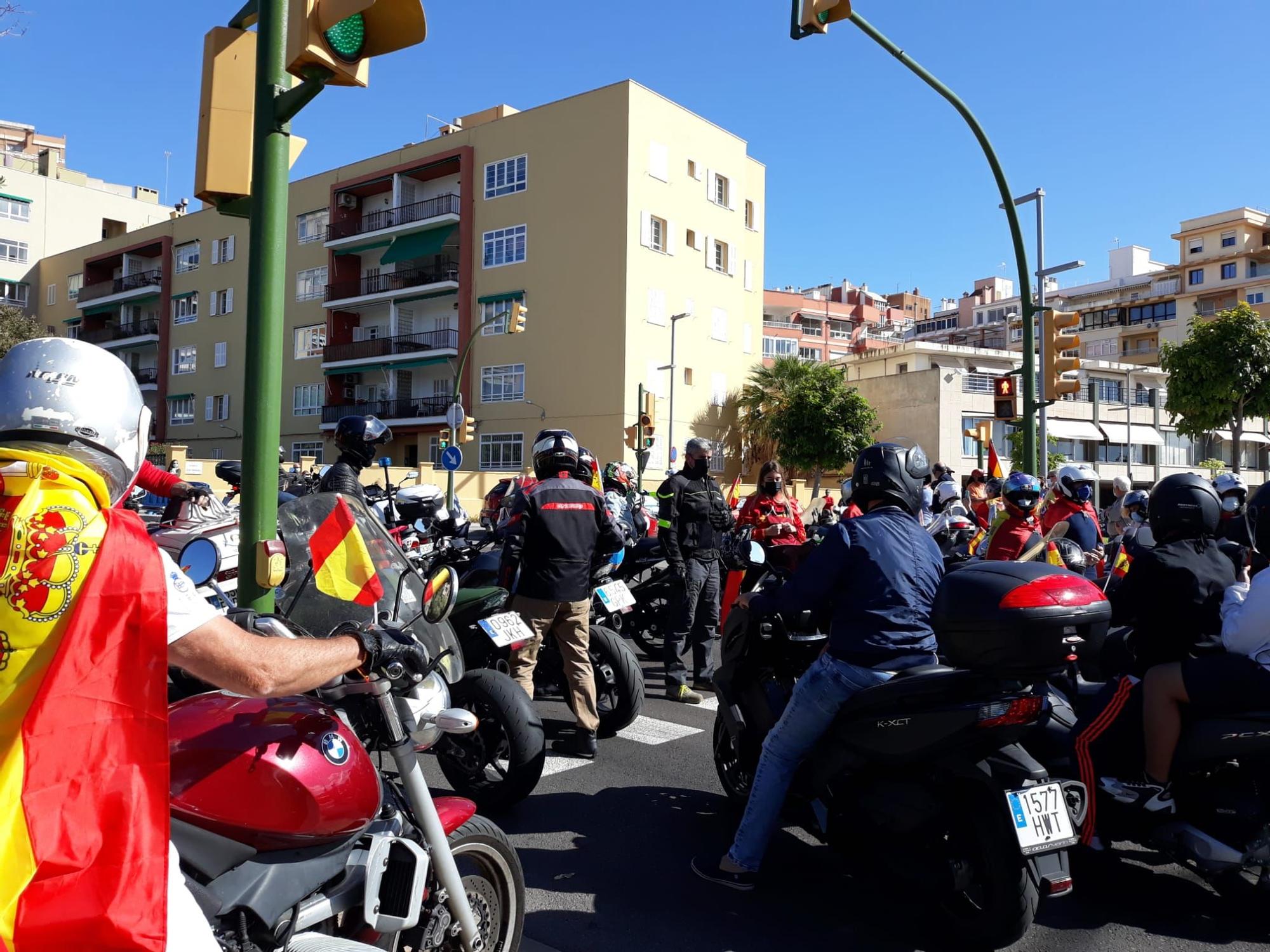 Masiva manifestación en Palma a favor de la unidad nacional