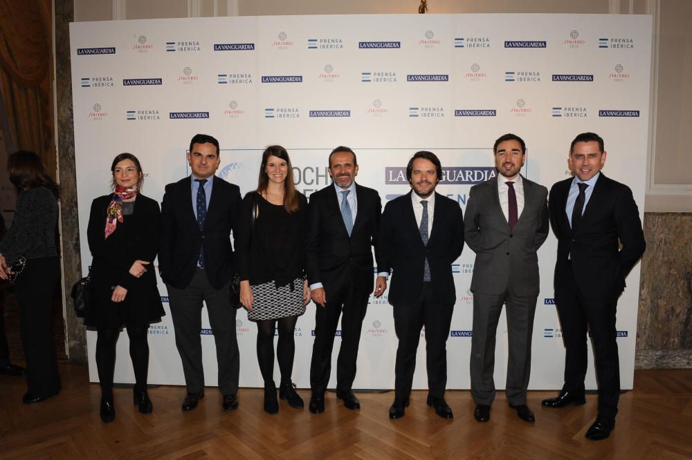 Cristina Olloqui, Alberto Díaz, Eva Soria, Ángel Pardo, Javier de la Calzada, Iñigo Trasmonte y Jaime Suárez.