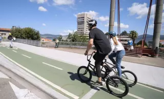 El Concello habilitará un carril en Avenida de Europa para bicis y skates durante O Marisquiño