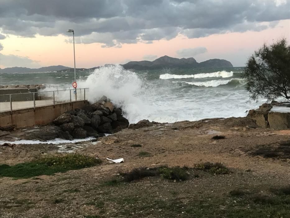 Sturm Wellen Mallorca