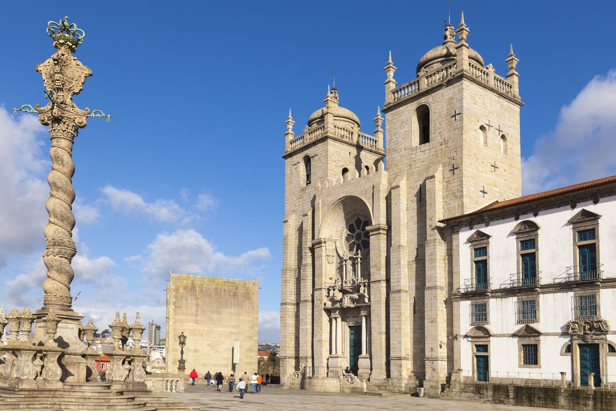 La catedral de Oporto.