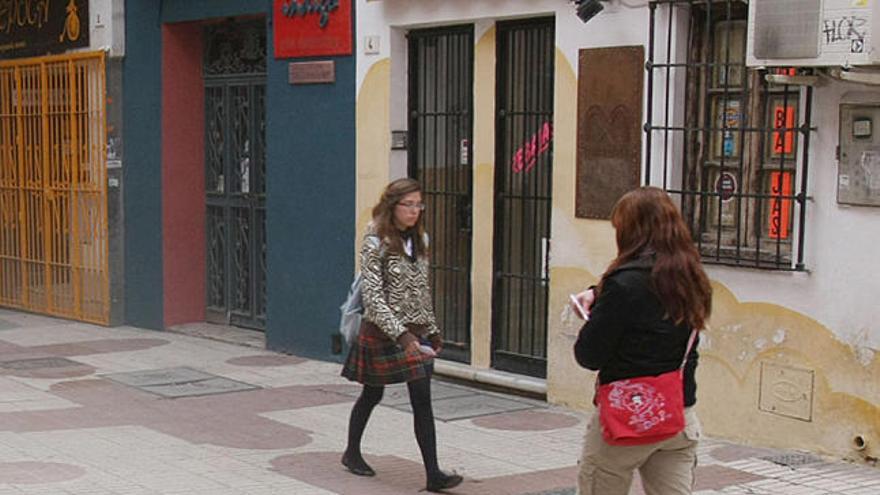 Pelea. Plaza de los Mártires, donde ocurrieron los hechos.
