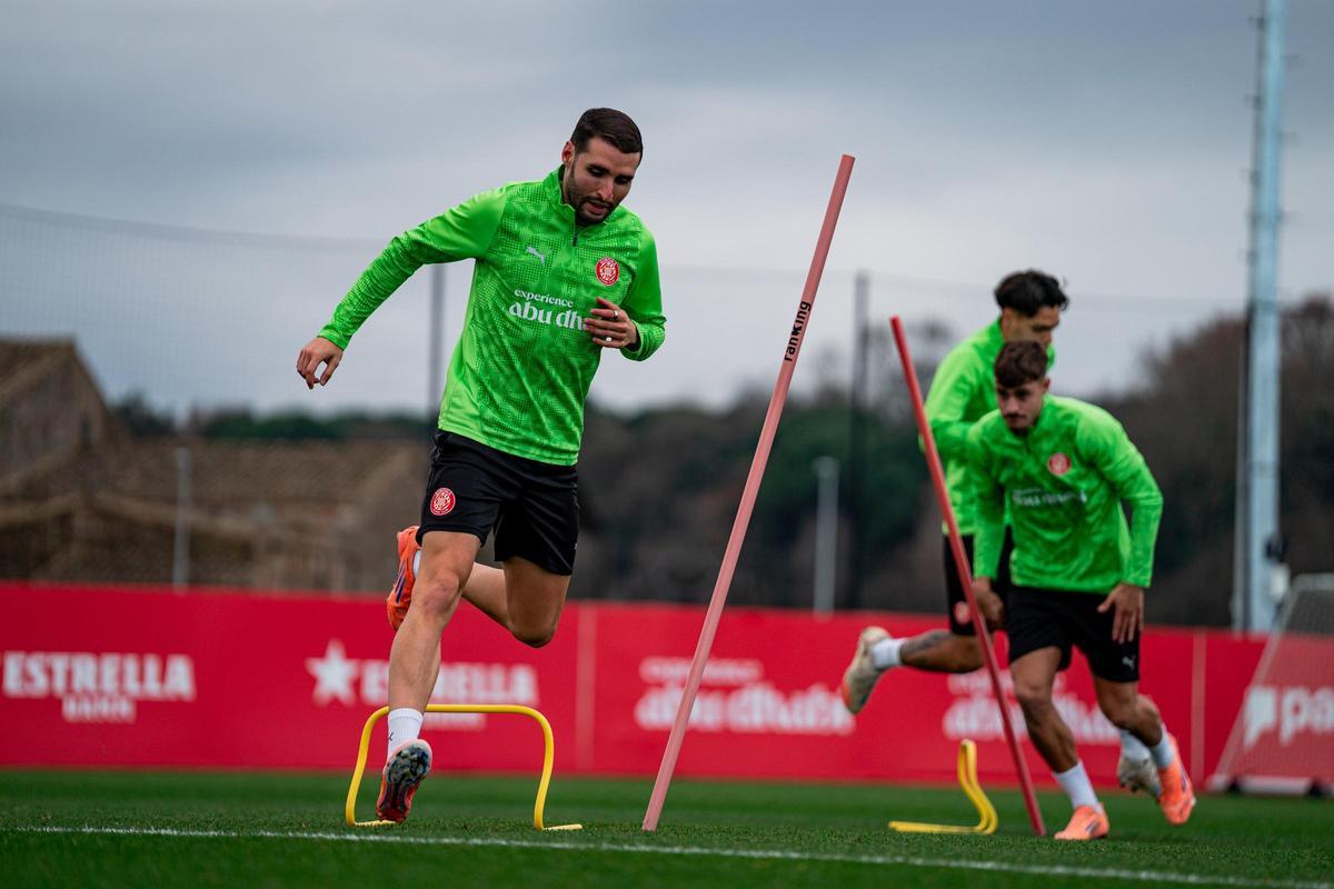 Les imatges de la tornada als entrenaments del Girona