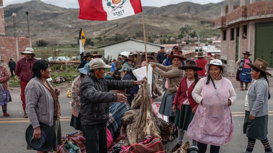 Las protestas se mantienen en el 14% del territorio peruano.