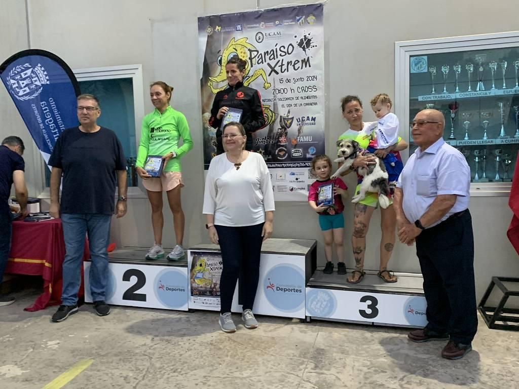 Entrega de premios del Cross Paraíso Xtreme