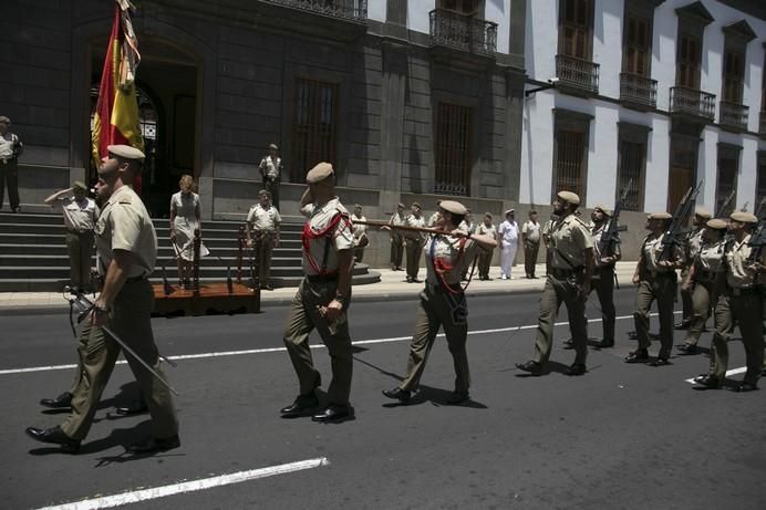 19/07/2017  EJERCITO DEFENSA   visita de la ministra de defensa María Dolores de Cospedal  a la capitanía  de canarias