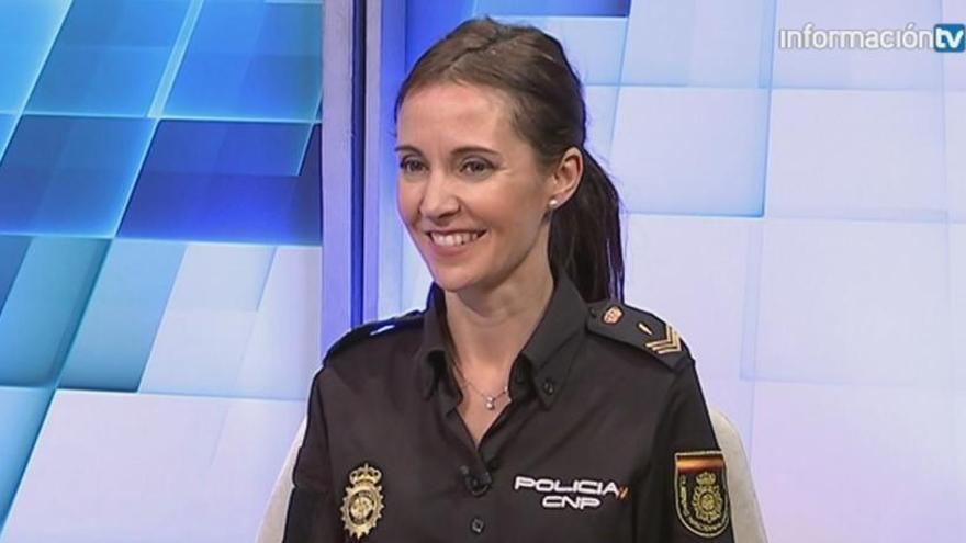 Marta García, portavoz de la Policía Nacional en Alicante y número 3 de Vox en su lista municipal alicantina.
