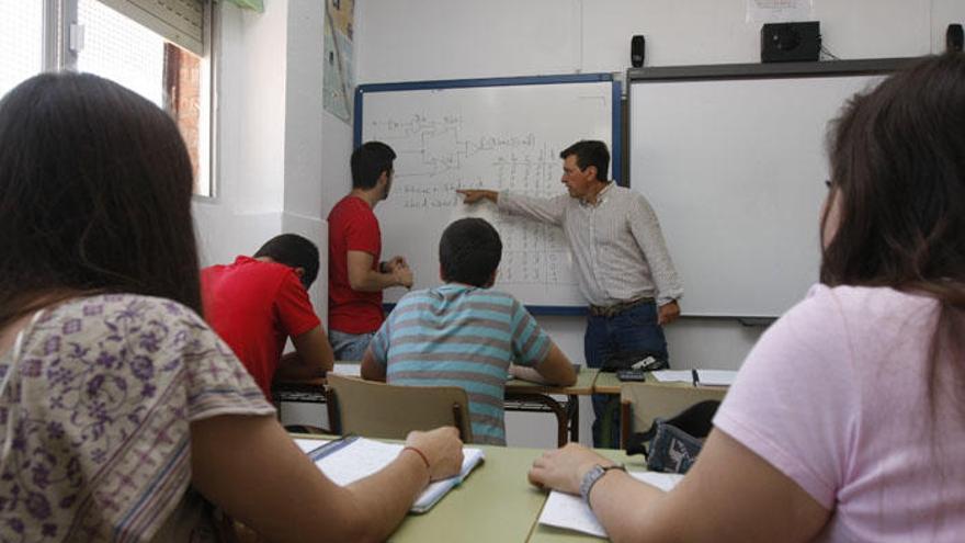 Alumnos de Bachillerato de un instituto de la provincia de Málaga.