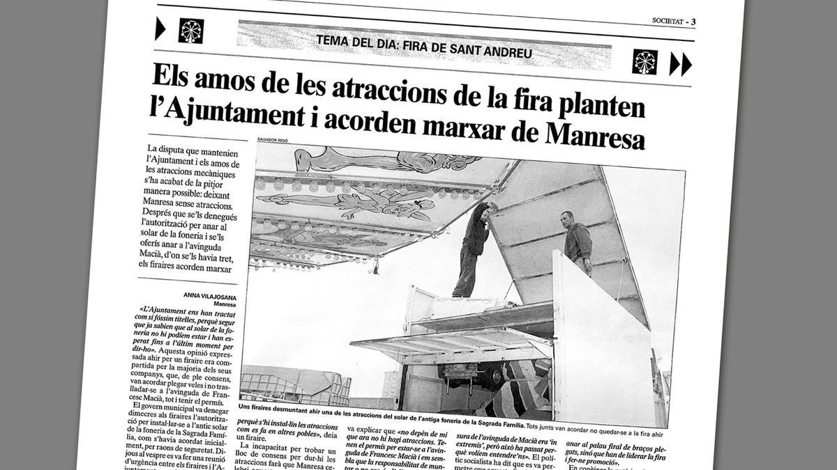 Pàgina del 3 de desembre del 2000