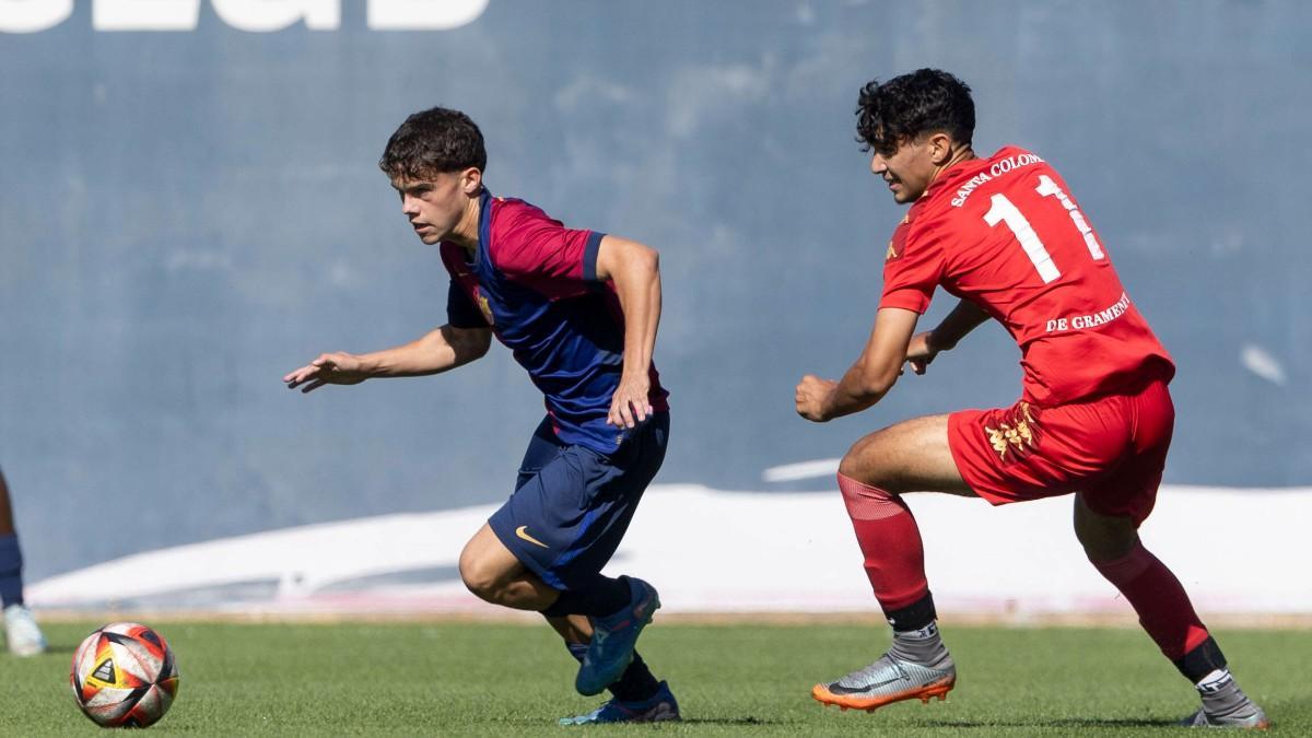 Pol Bernabeu es un lateral muy creativo