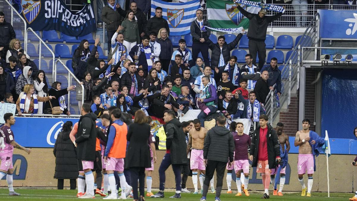 El Málaga CF certificó su descenso el 20 de mayo en Mendizorroza
