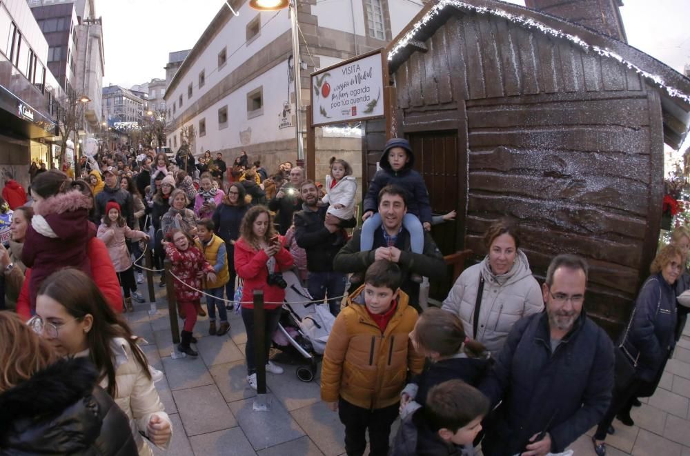 Papá Noel llega a Vigo. // R. Grobas