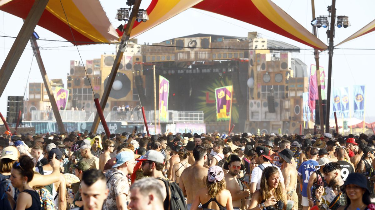 Escenario del Monegros Desert Festival, en la edición de 2022.