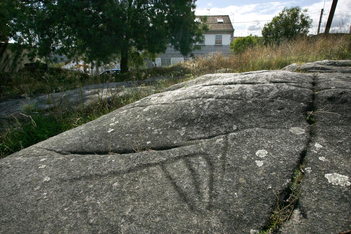 Petroglifo de Pedra da Laxe, en Sárdoma.