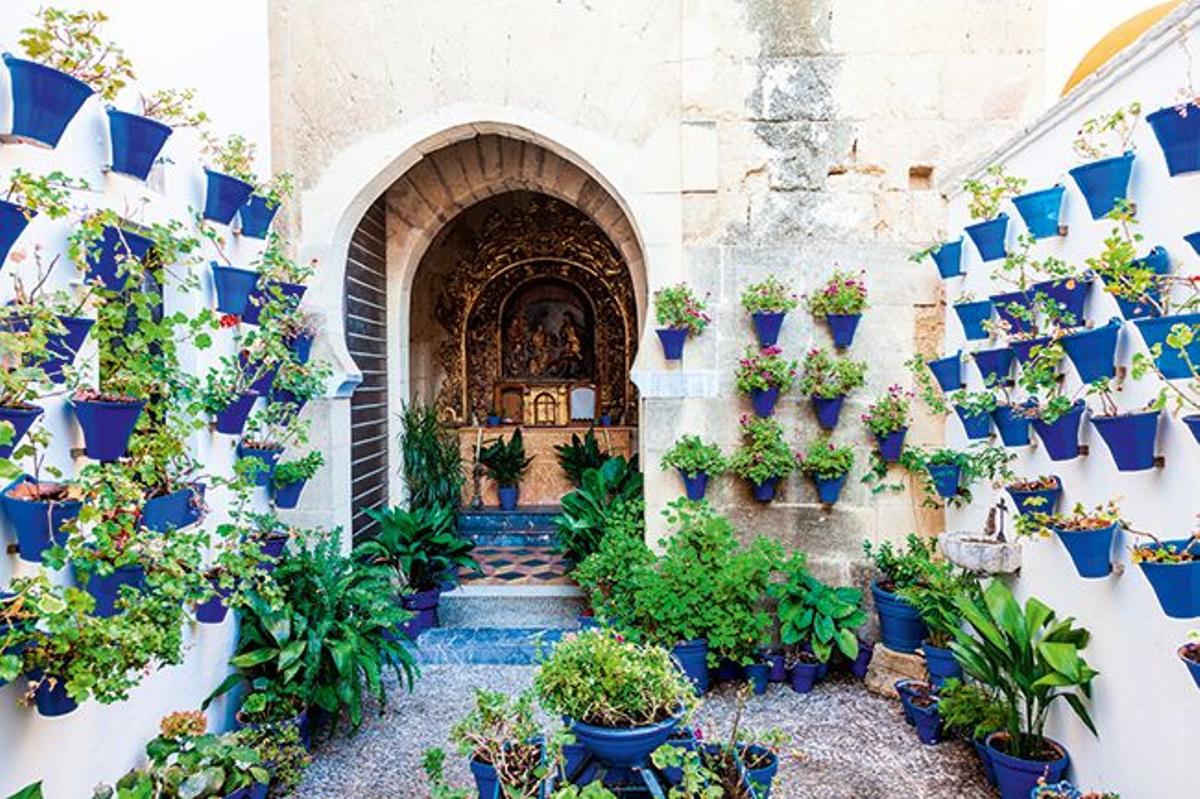 Un patio decorado en Córdoba