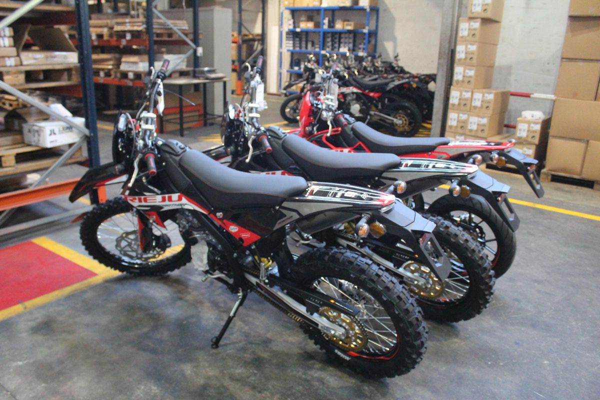 Motocicletes de la marca Rieju a punt de comercialitzar