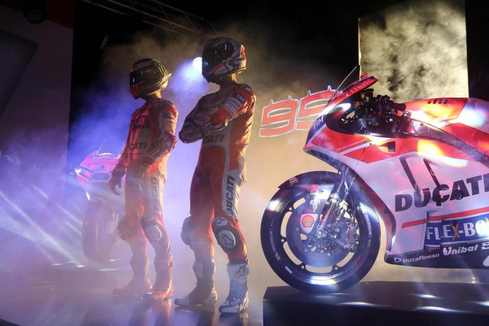 Jorge Lorenzo ya luce los colores de Ducati