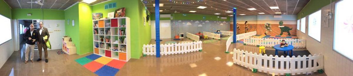 El Rotary Club acondiciona la sala de visitas de Fontcalent