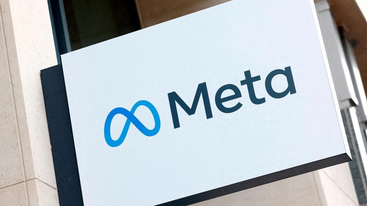El logo de Meta.