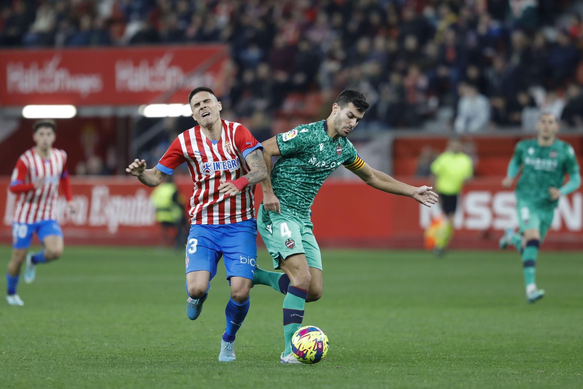 EN IMÁGENES: El encuentro entre el Sporting y el Levante