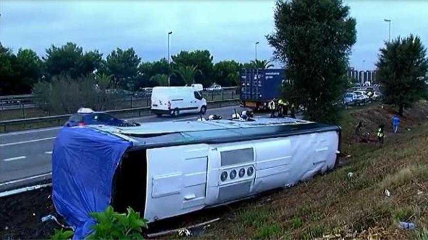 Un accidente de autobús en Barcelona deja 24 heridos