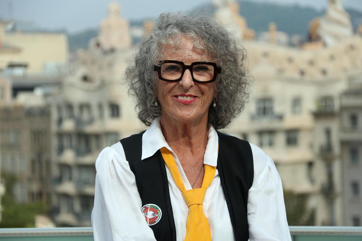Lola López Mondéjar, en Barcelona, este lunes