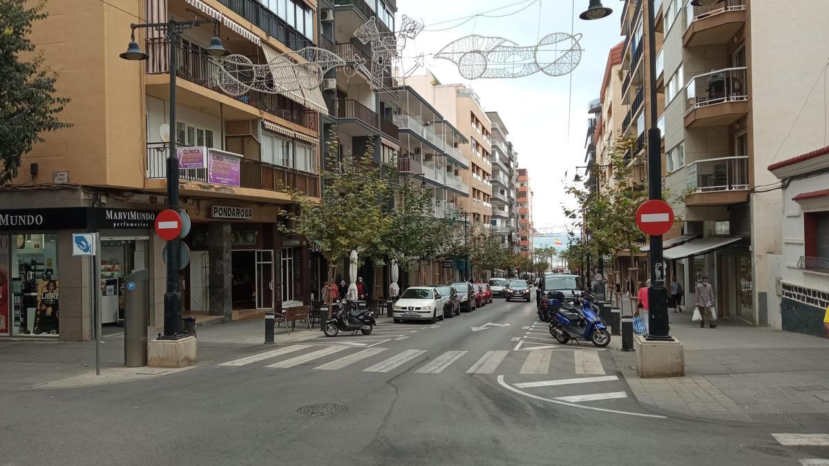 Archivo. La avenida Gabriel Miró de Calp