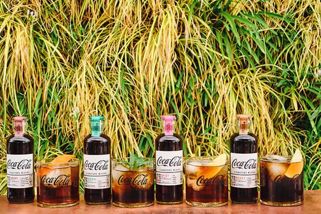 Gama de cócteles preparados con Coca-Cola Signature Mixers