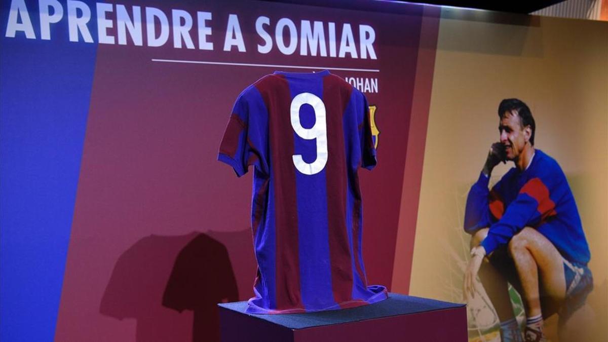 Una imagen de la presentación de los homenajes a Johan Cruyff