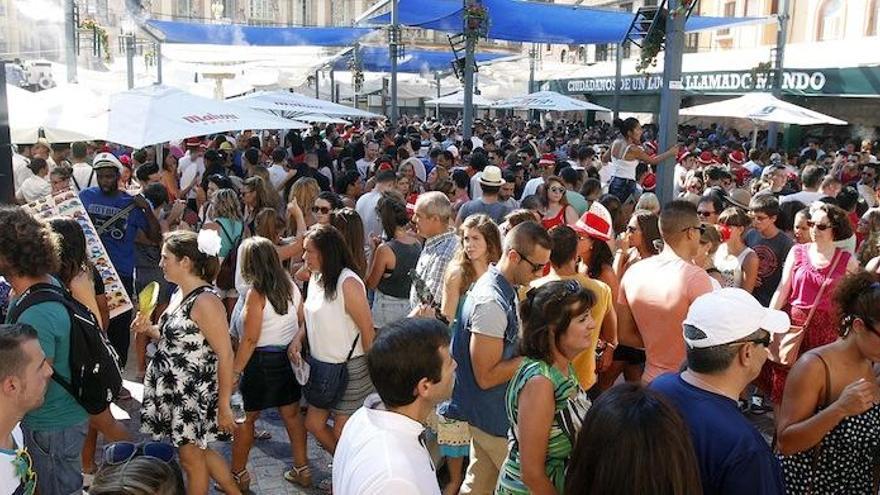 La Feria en la plaza de la Constitución.