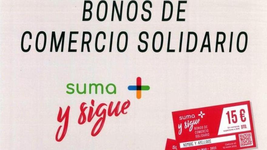 Así son los bonos del Comercio Solidario de Zamora &#039;Suma y Sigue&#039;