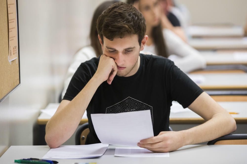 Primer día de selectividad en la UPV