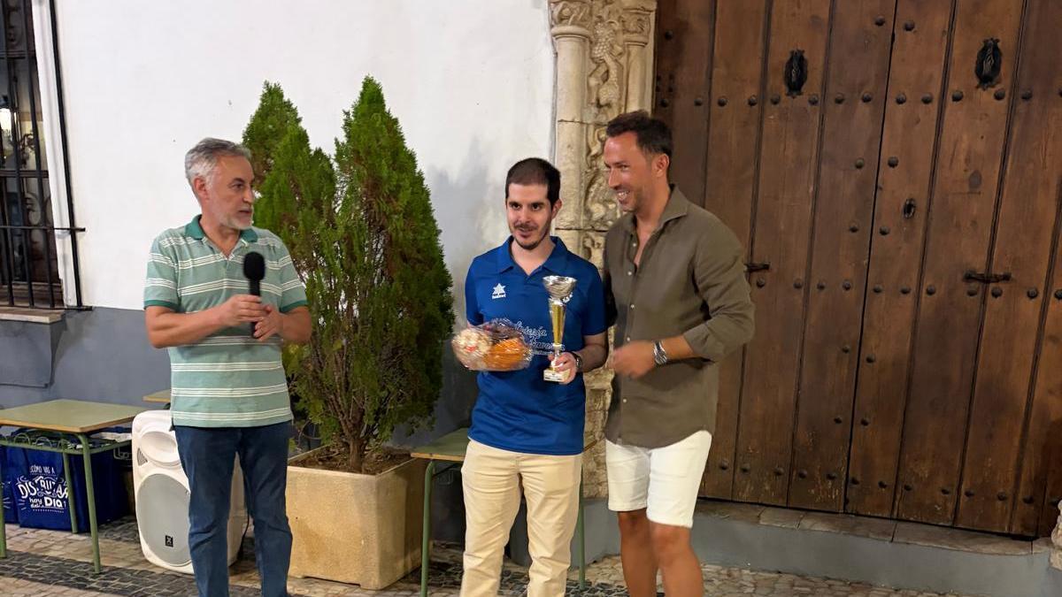 David Castellanos tras vencer en Olivenza.