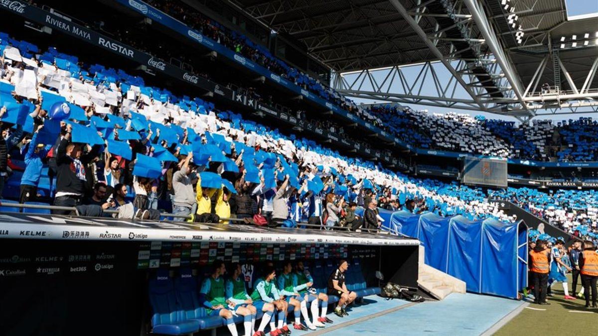 El RCDE Stadium presentará sus mejores galas ante el Atlético.