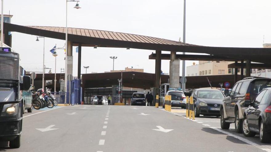 Un paso fronterizo entre España y Marruecos en Melilla.