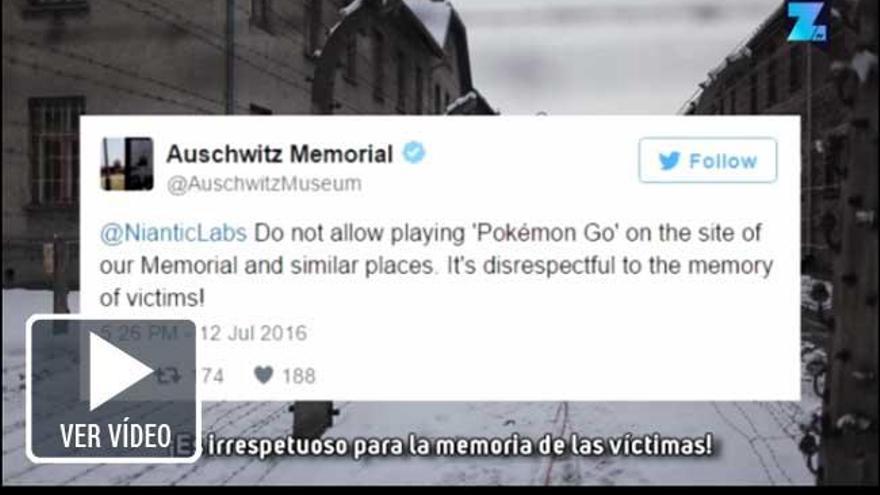 Auschwitz, molesto con la aplicación de &#039;Pokémon Go&#039;