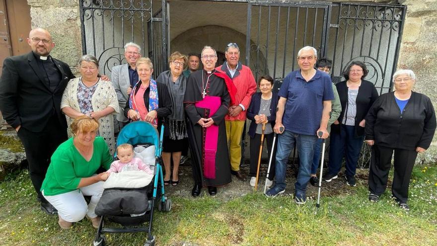 El obispo prosigue en Sayago su visita pastoral a la diócesis de Zamora