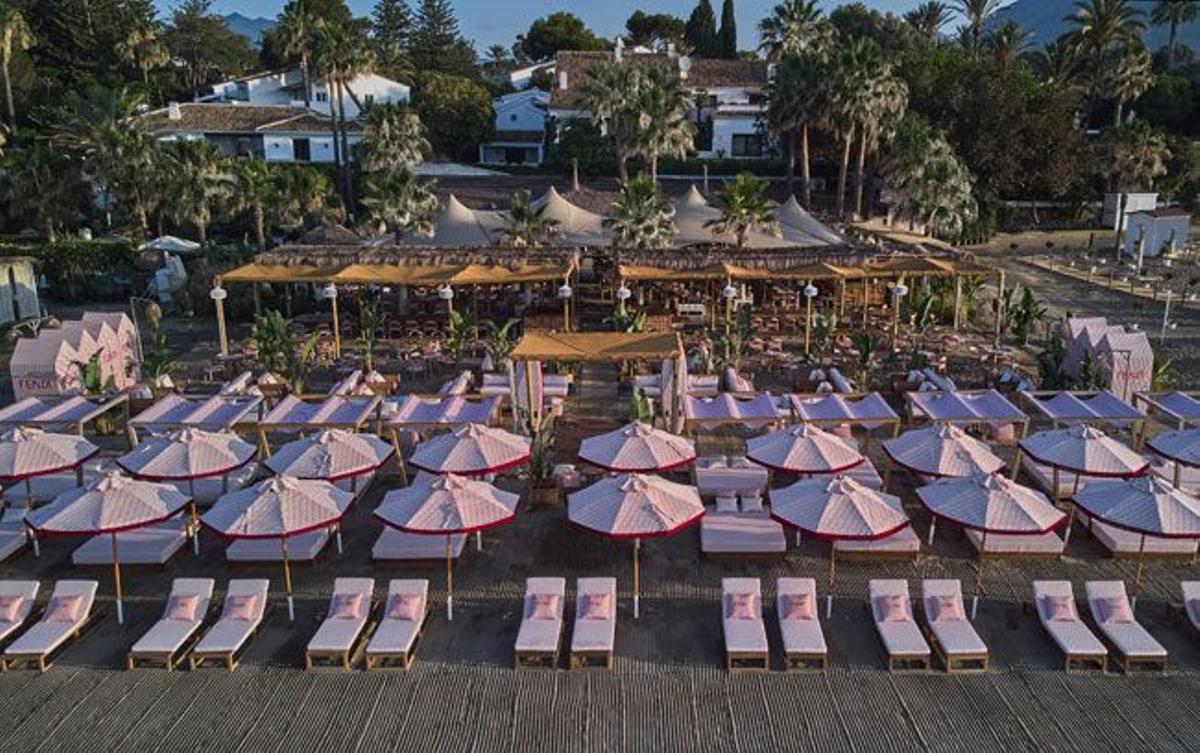 Beach Club de Fendi en el hotel Puente Romano (Marbella)