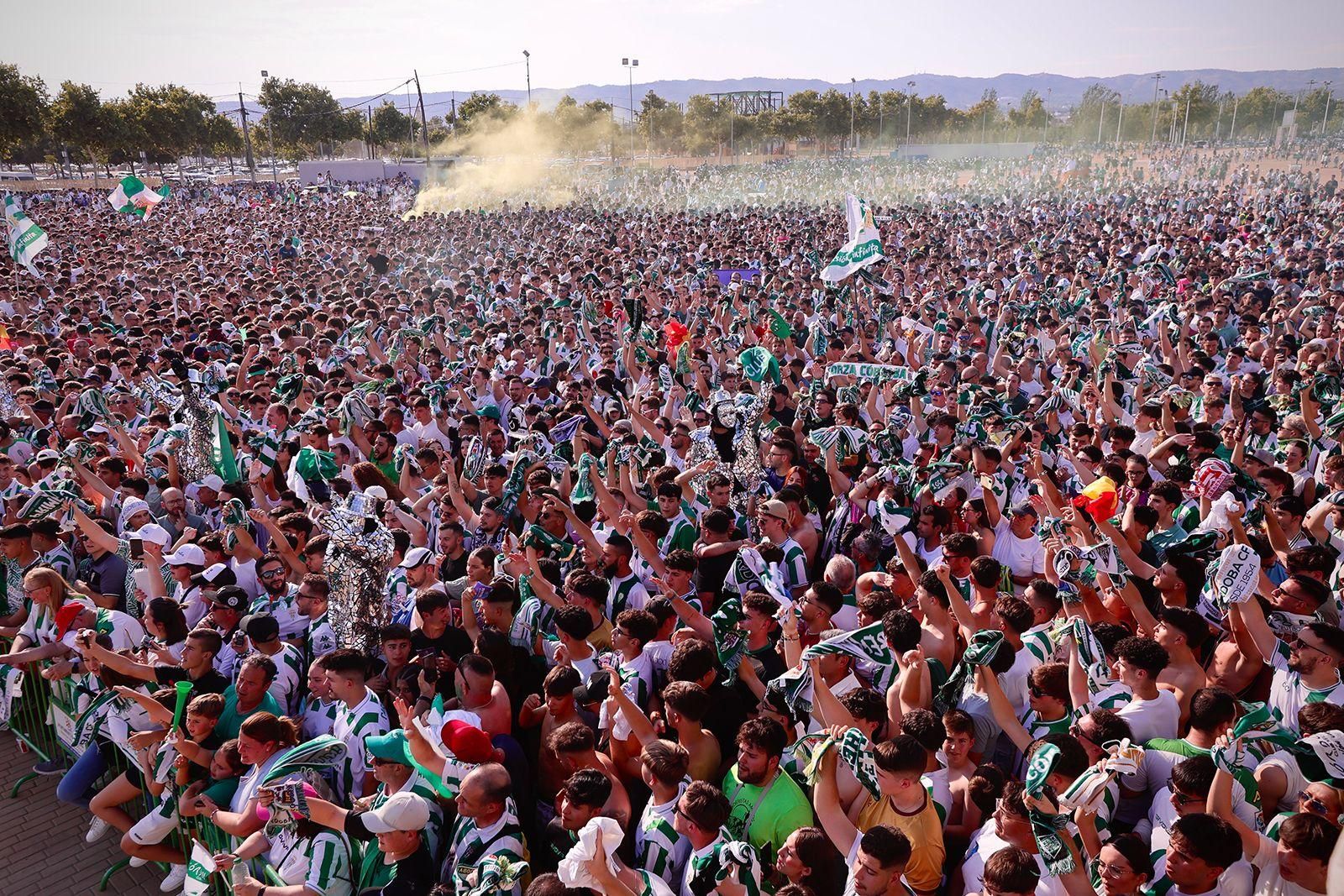 El primer aniversario del ascenso del Córdoba CF, en imágenes