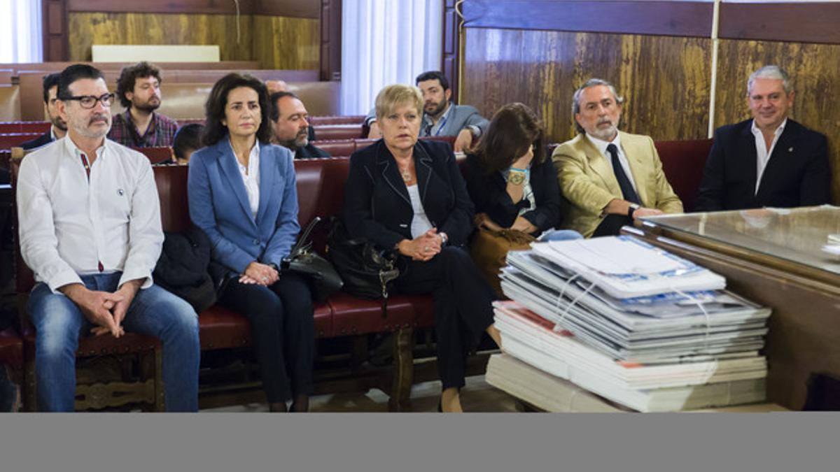 Betoret, Such, Martínez, Correa y Crespo, este martes en el inicio del juicio por las contrataciones de Fitur.