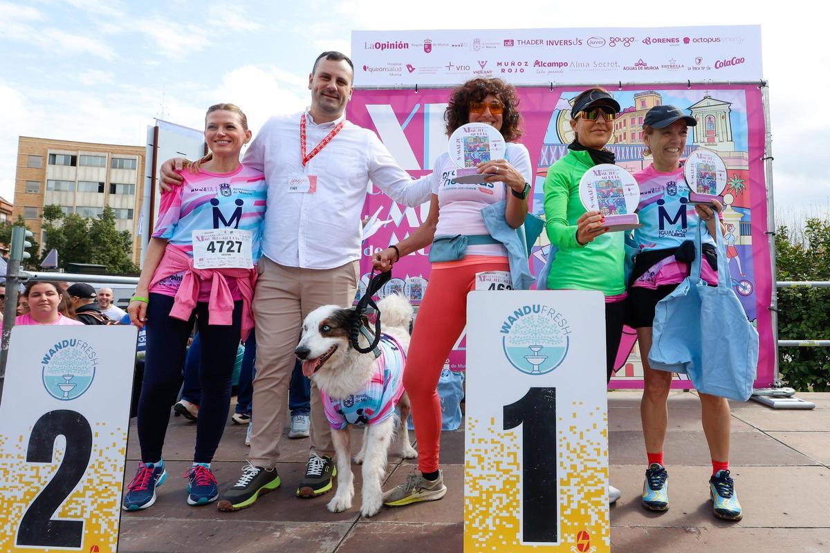 Las imágenes de la entrega de premios de la XI Carrera de la Mujer de Murcia