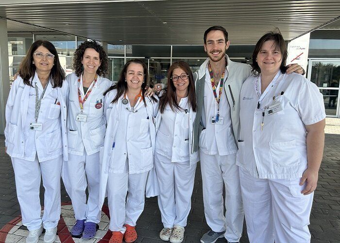 Miembros del equipo de Hematología del Hospital de Mataró