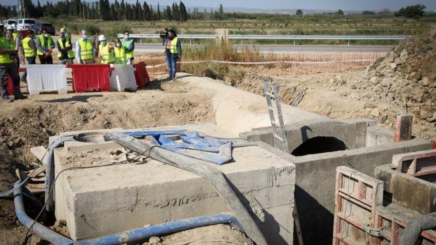 Un nuevo colector impedirá que los vertidos de Malpica acaben en el Ebro