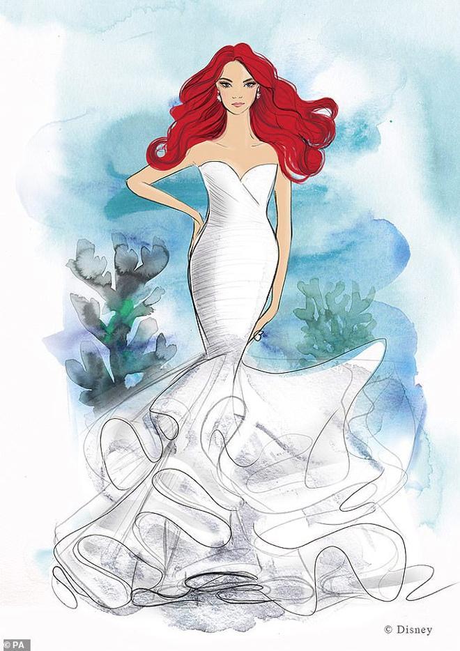 'La sirenita' inspira este traje de novia