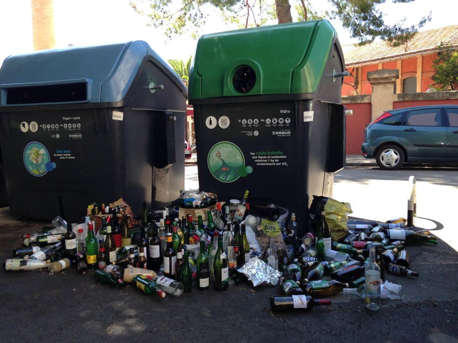 Los vecinos de Palma, hartos de la basura