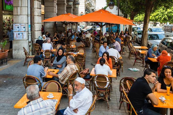 Los tunecinos adoran el café