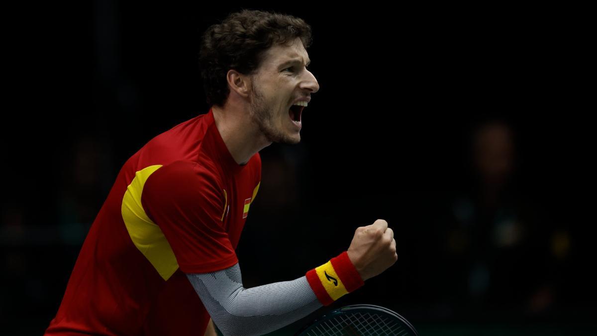 Pablo Carreño gana ante Jordan Thompson el primer punto contra Australia